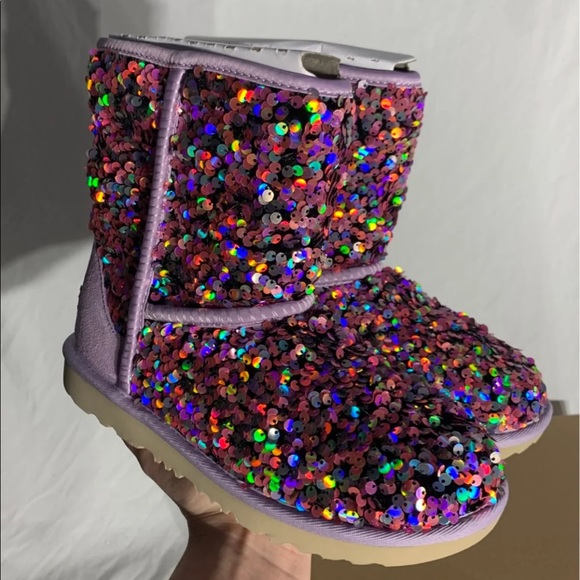 UGG Australia Classic Stellar Chunky Sequin Boots - Picture 6 of 7